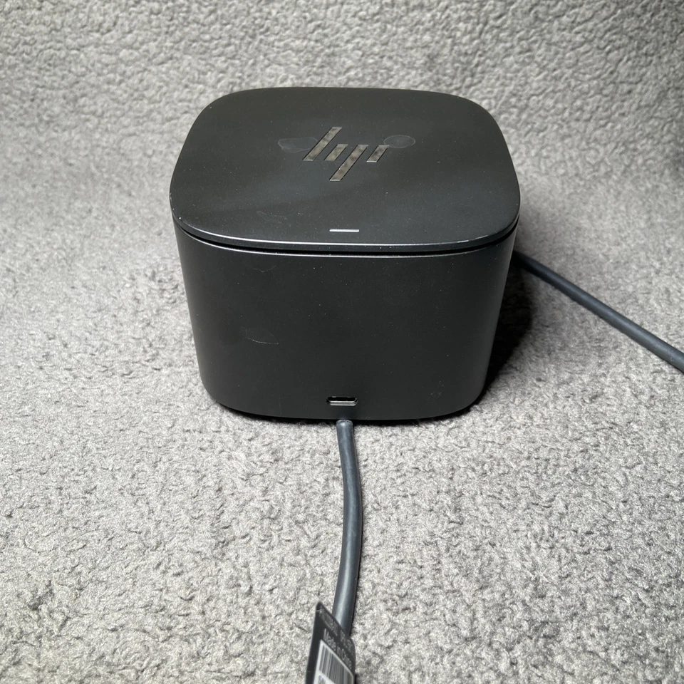 HP HSN-IX01 Combo Cable Thunderbolt Dock USB-C Docking Station w/ AC - Image 3 of 4