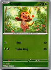 Chespin Reverse Holo Common ME04: Chaos Rising 005/086 NM