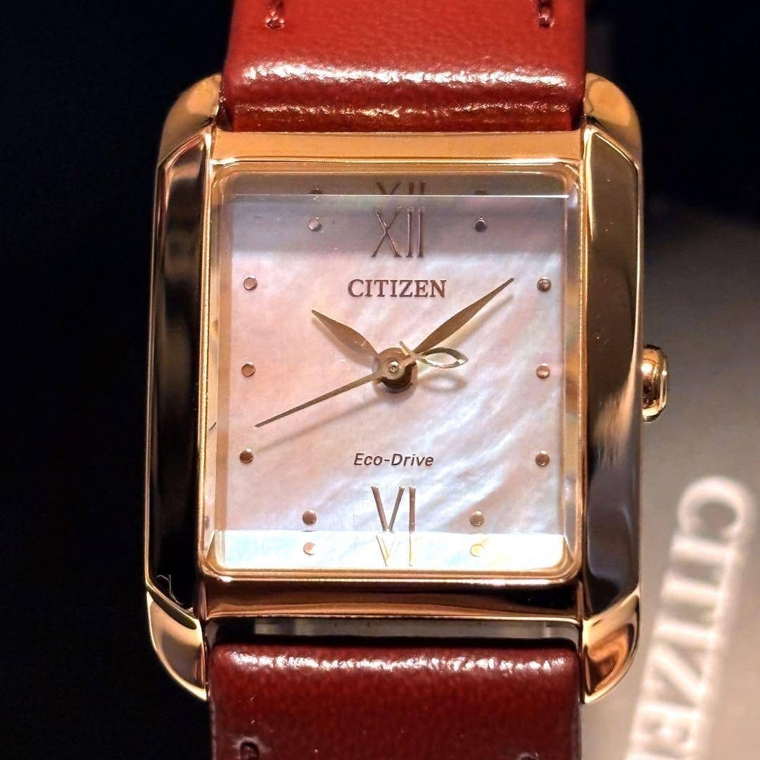 CITIZEN Citizen Ladies wristwatch Female Fashion Square Elegant image 3