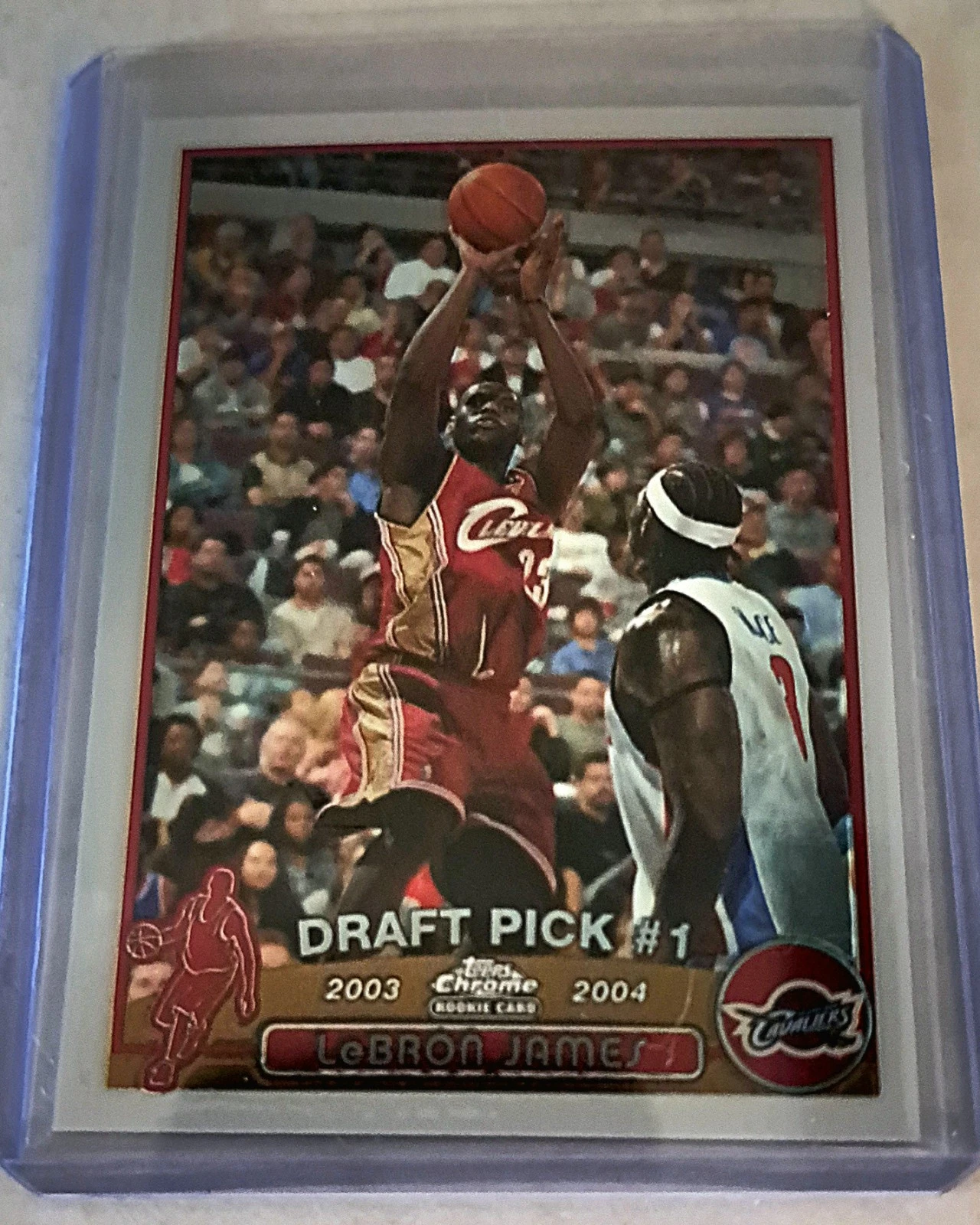 2003-04 Topps Chrome Basketball #111 LeBron James Rookie Card