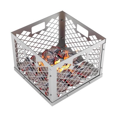 Outspark Charcoal Fire Box Basket for Oklahoma Joe's Offset Smoker,BBQ Charco...