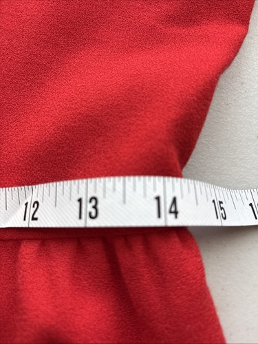 J. Crew Sheath Dress Size 6 Womans Red Wool Blend 3/4 Sleeve Back Zip Lined - Picture 9 of 10