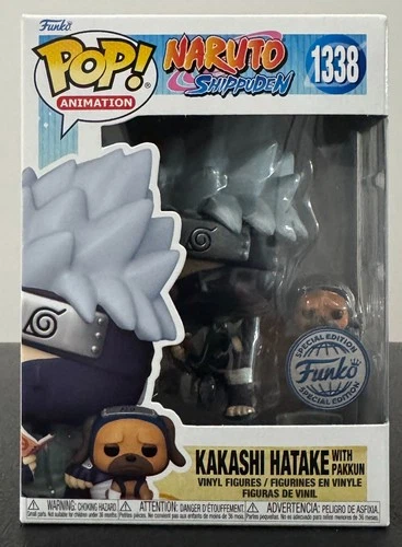 Funko Pop! Naruto Shippuden Kakashi Hatake with Pakkun #1338 Special Edition