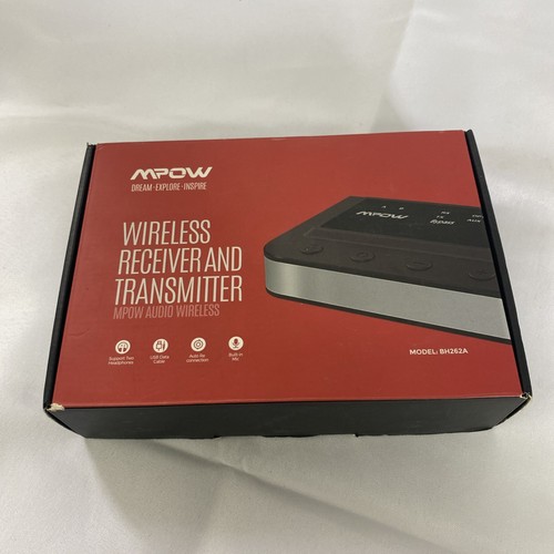 mpow receiver and transmitter mpow wireless audio Built In Mic Auto Re Connect - Picture 2 of 2