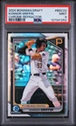 2024 BOWMAN DRAFT CHROME-REFRACTOR #BDC22 KONNOR GRIFFIN PSA 9