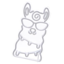 LED Night Light Alpaca Shaped Lamp Atmosphere Light for Home Bedroom Decoration