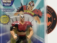 Just Toys WWF Bend-Ems LOD Road Warrior Animal Figure w/ MOC Protector