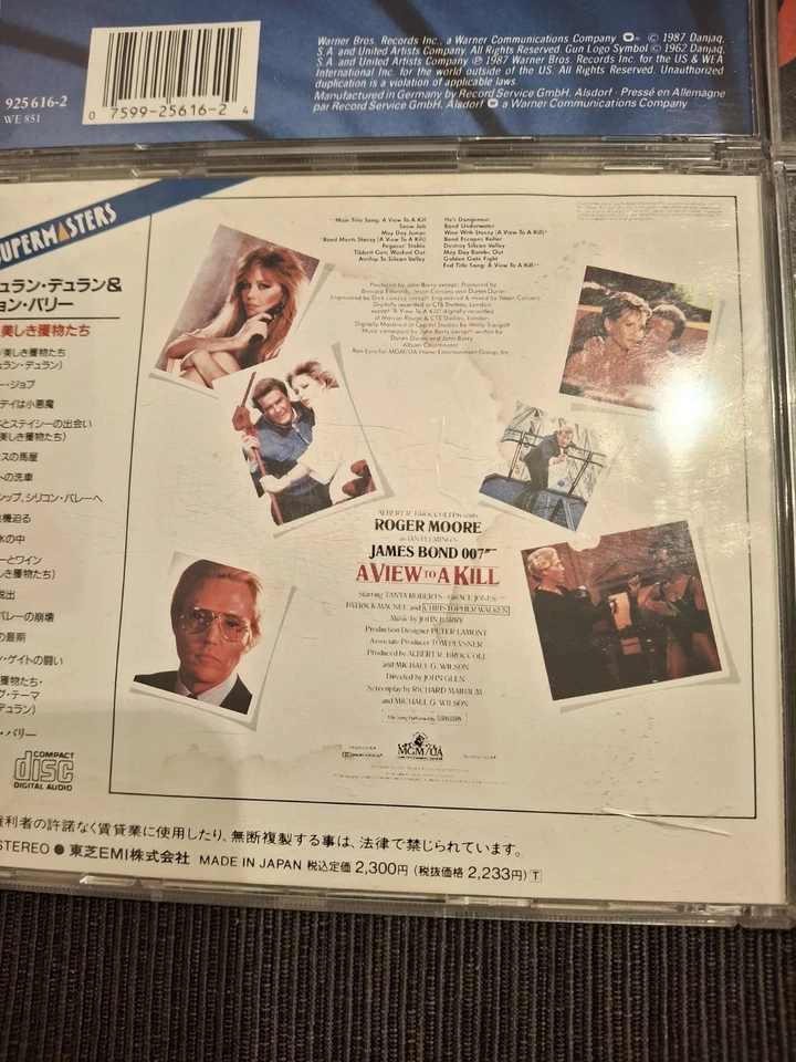 Sammlung James BOND Soundtrack CDs 4 Alben guter ZUSTAND - Bild 4 von 4