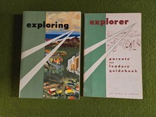 Boy Scouts Explorer Manual & Parents Guide 1958 Printings 368 Pages Total