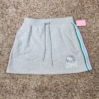 Hybrid Apparel Hello Kitty Skirt size XS - Heathered Gray/Pockets - NEW