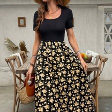 Summer European And American-style New-print Dress