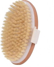 Dry Brush,Natural Bristle Exfoliating Scrubber,Dry Brushing Body Brush for