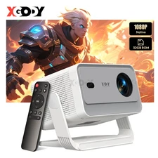 XGODY 4K FHD Native 1080P Projector LED WiFi Cinema Projector Smart Home Theater