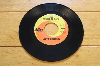 Vintage Louvin Brothers Love Turned To Hate/I Cried After You Left Capitol 4941
