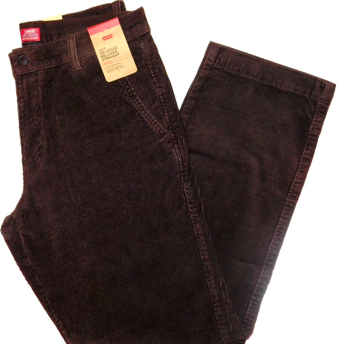 LEVIS Jeans XX Chino Relax Straight Corduroy Pants Stretch Midrise