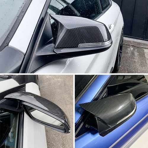 Carbon Fiber Mirror Caps Side Rearview Mirror Covers Replacement For BMW F30 F31 - Picture 6 of 10