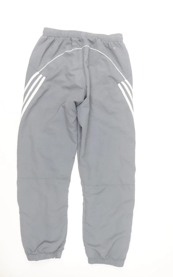 adidas Men Grey Regular Fit Lightweight Joggers with Ankle Zips - Image 3 of 4