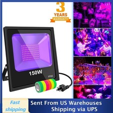LED Black Light 150Watt Dark Party Halloween Stage Light DJ Concert Festival