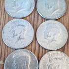 6 Kennedy Half Dollar Silver Lot 1964 1967 1969-D 50C 0.4 Fine Business