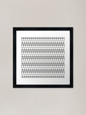 HI Stripe 2 Framed Art Print Framed Wall Art Poster Canvas Print Picture