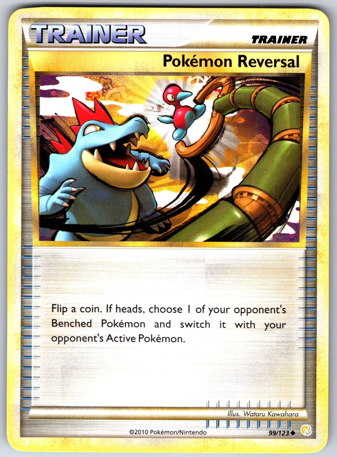 Pokemon Reversal Uncommon HeartGold SoulSilver 99/123 LP