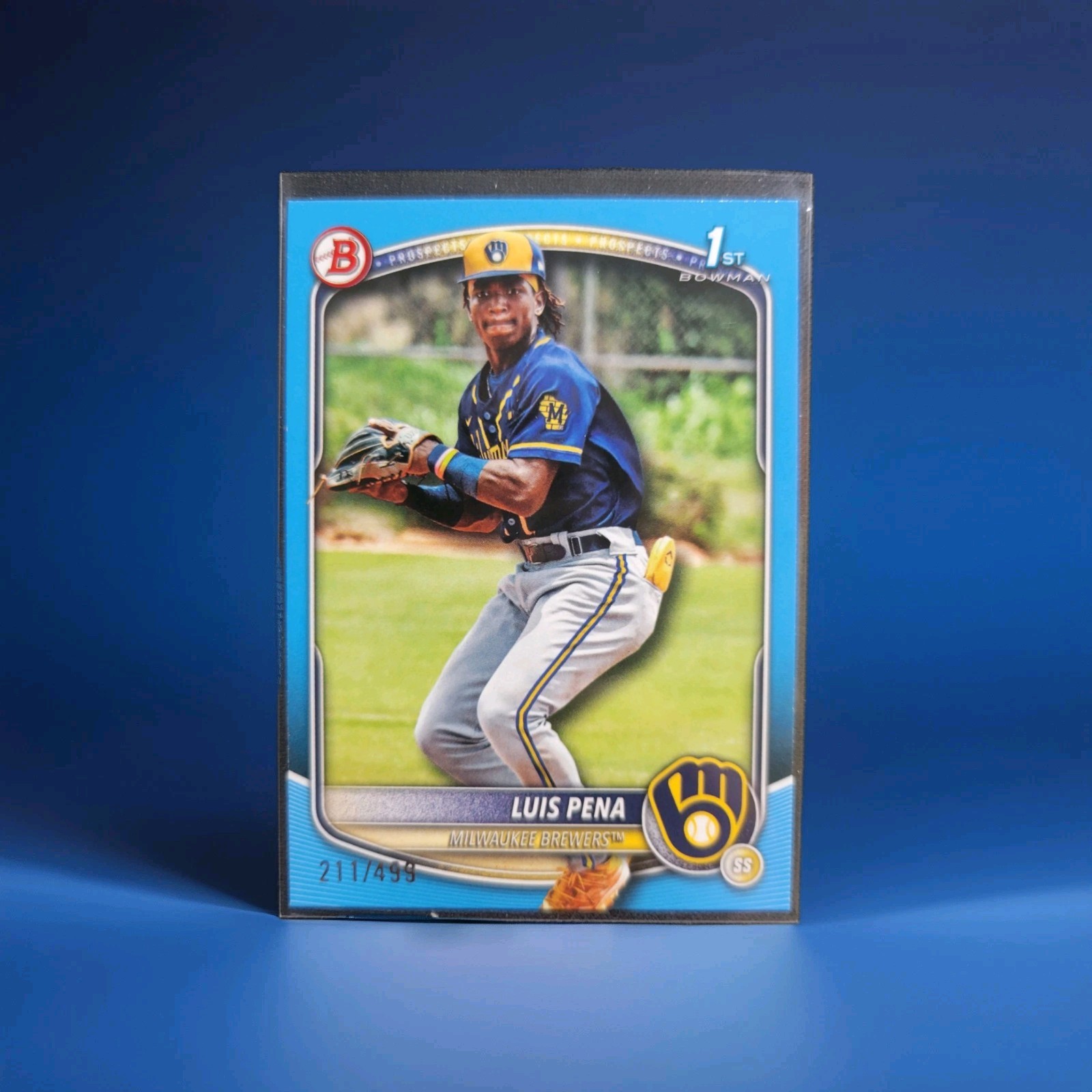 2025 Bowman Luis Pena Sky Blue Paper 1st /499💎