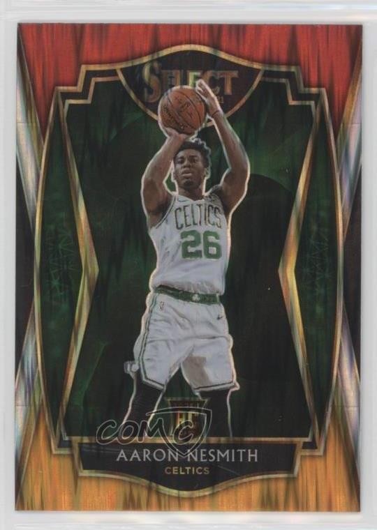 2020 Panini Select Premier Level Red White Orange Flash Prizm Aaron Nesmith uk2