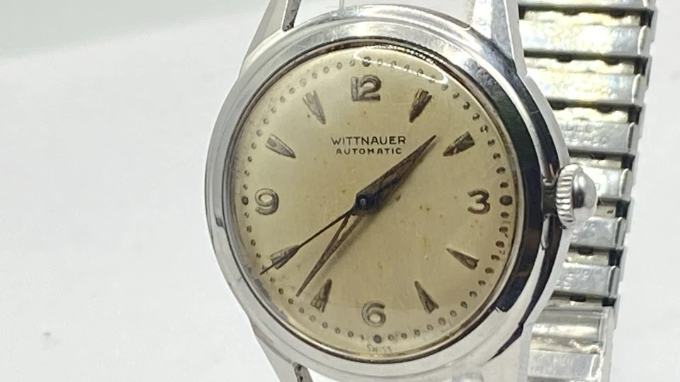Vintage WITTNAUER Hombre Automático 32mm 11ARB.Esfera Original Años 50 Acero Inoxidable Foto 4 de 4