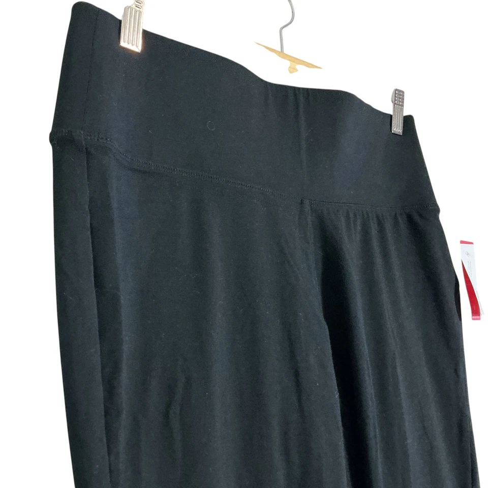 Leggings elásticos Lane Bryant Livi talla 14/16 negros tiro alto 28" NUEVO Foto 4 de 4