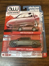 Auto World Deluxe Series Blue Oval 2-Pack Ford F-150 Lariat  Ford Probe GT