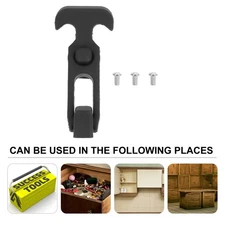  2 Pcs Flexible T-handle Hasp Draw Latch Truck Toolbox Replacement