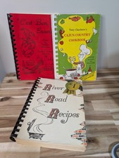 Cajun Louisiana Cookbook Lot - River Road, C'est Bon Encore, Tony Chachere