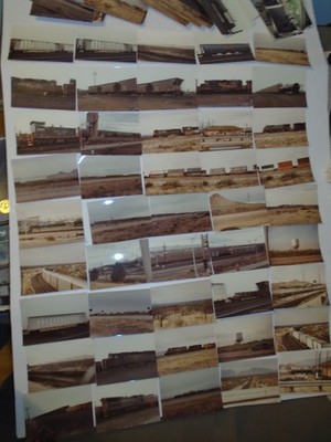 LOT of 71 Vintage Color photographs of SOUTHERN PACIFIC railroad & trains