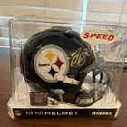 Le'Veon Bell Signed Pittsburgh Steelers Mini Speed Helmet Steiner Authenticated