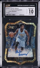 2016-17 PANINI SELECT DIE CUT RC AUTOS SCOPE #15 MALIK BEASLEY CGC 10 GEM MINT