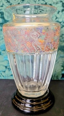 MOSER Art Crystal-Glass 1919 Older Largist of''Eterniity Series'' Signd Heavy Rare