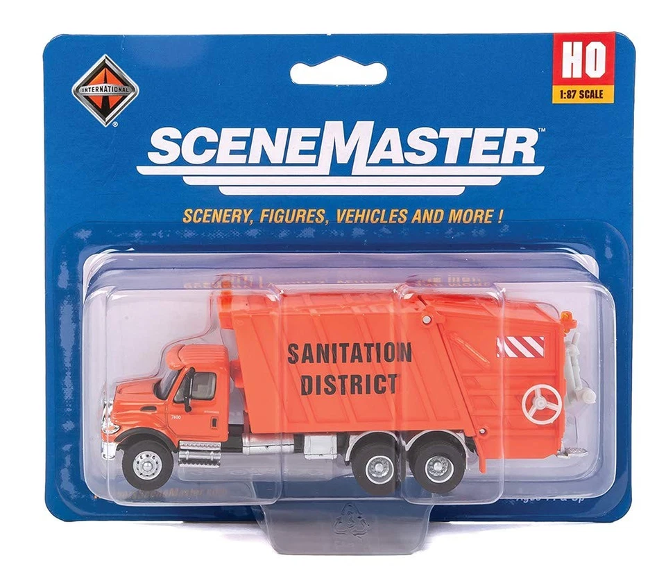 Caminhão de lixo International Orange 7600 - Imagem 4 de 4