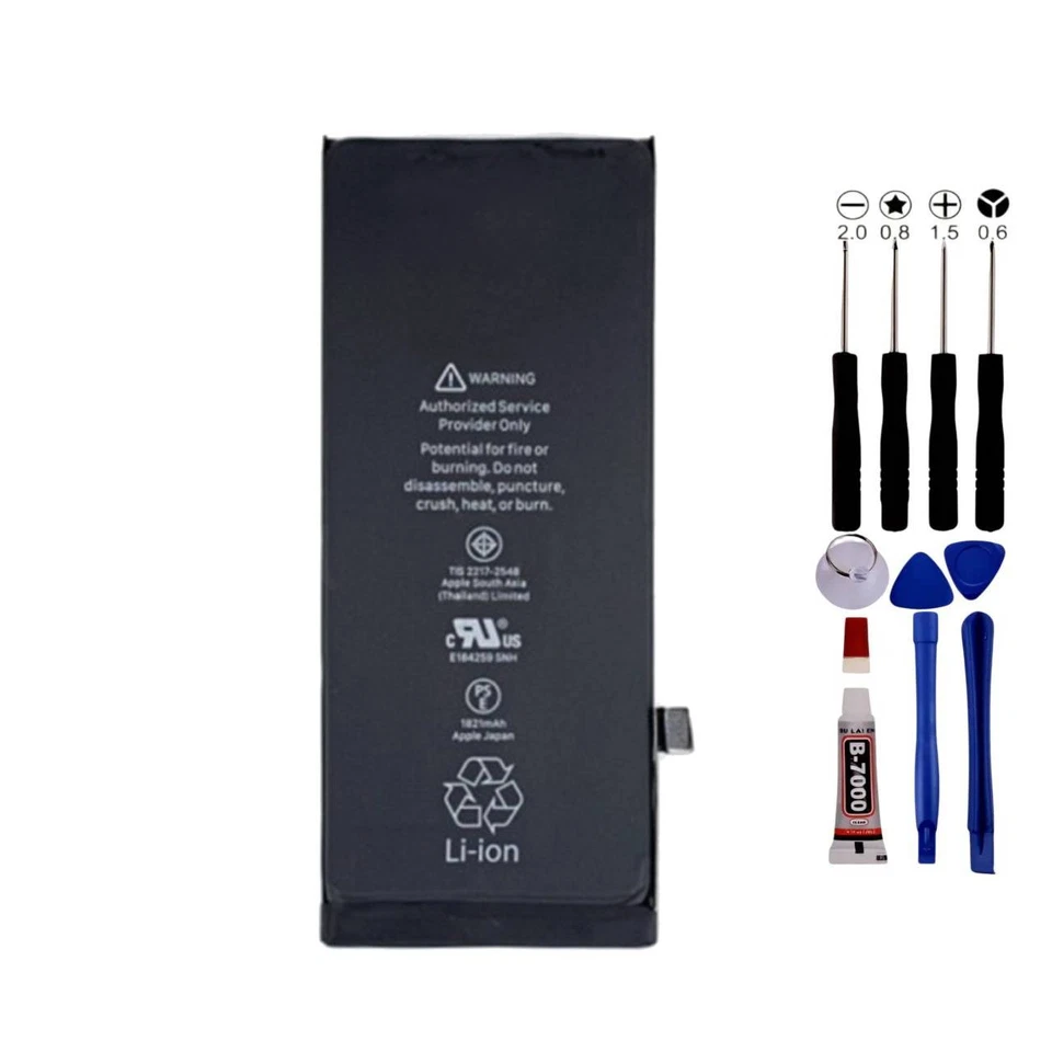 KOMI Batterie Pour iPhone SE 2020 identique Original avec Outils