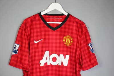 ウェア Manchester United 2011 2012 HOME 2011-2012 Manchester United FC home shirt (M) – Football and