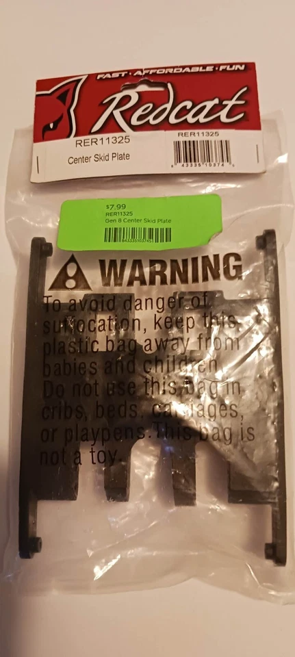 Redcat Gen8 Alum Portal Center Gearbox Housing RER11405 & RER11325 Center Skid P - Image 3 of 4