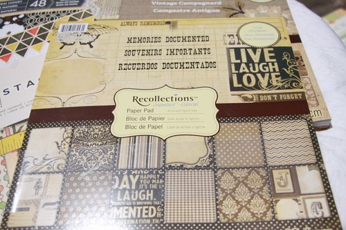DCWV, Recollections, Craft Smith - Paper Pads 12"X12" Scrapbooking, Paper Craft - Picture 3 of 17