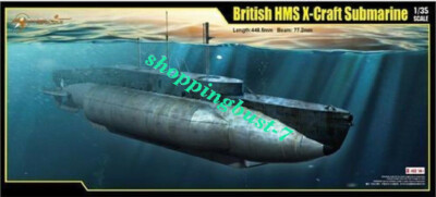 Merit 1/35 63504 British X-Craft Submarine