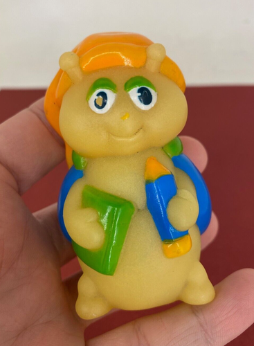 Vintage Playskool 1980s ❤ Glo-Friends ❤ GLO BOOK BUG - Glow-Worm Figure - Picture 5 of 6