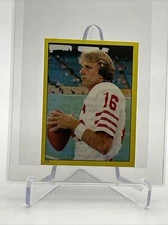 1982 Topps Stickers Joe Montana Football Card #113 NM FREE SHIPPING