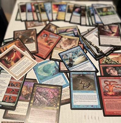 50 deutsche Rares Magic Karten MtG, mit alten Karten