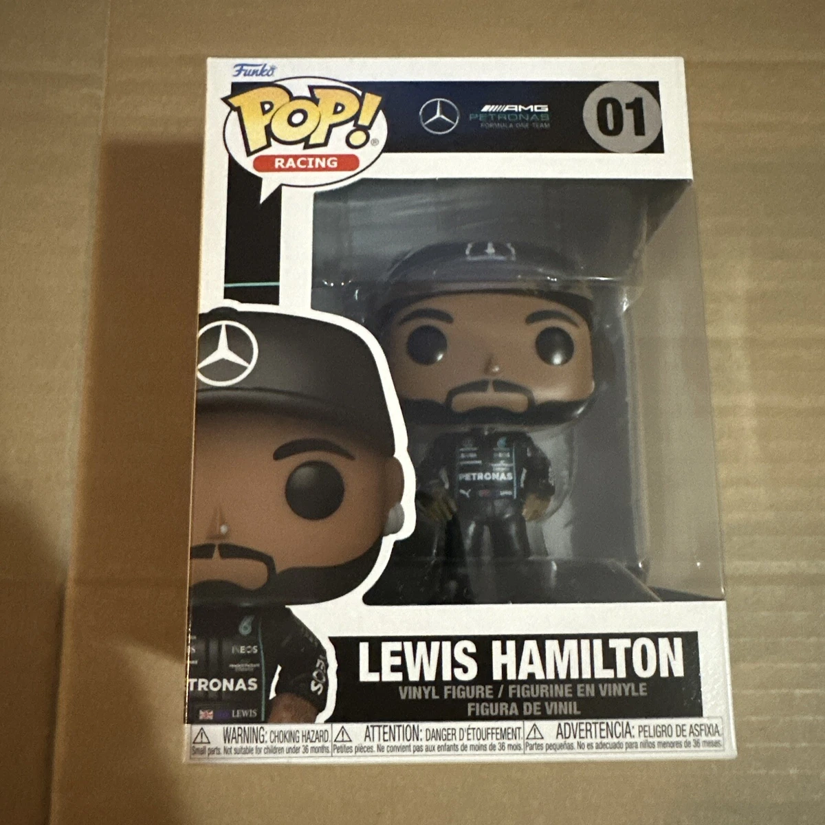 Funko POP! Formula One - Lewis Hamilton (AMG Petronas) #01 w/ Protector