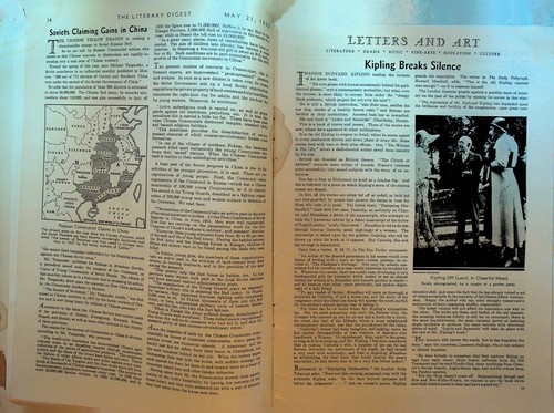 Literary Digest May 21 1932 Rudyard Kipling William R Leigh - Picture 6 of 8