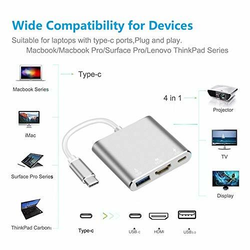 USB-C Type-C to HDMI HDTV Adapter Cable For Samsung S23+ S22 S21 S20 S10 Note 20 - Picture 3 of 28