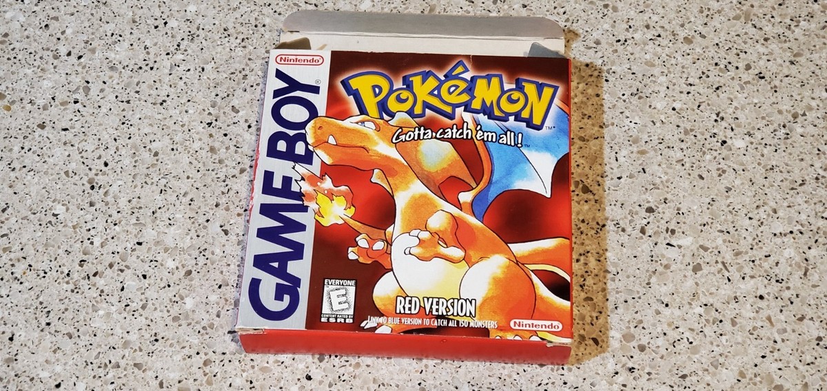 Pokemon Red Version Game Boy Advance Color Complete Box Pokemon Red Version Game Boy Advance Color Complete Box