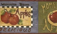 Wallpaper Border Vintage Country Apple Signs Wallpaper Border Vintage Country Apple Signs